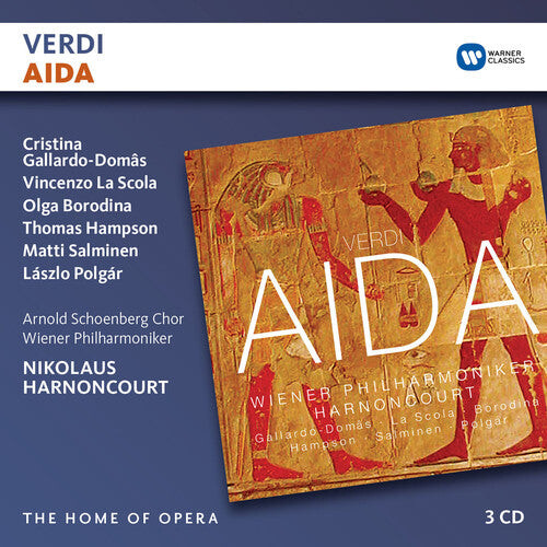 CD диск Harnoncourt / Wiener Philharmoniker / La Scola: Verdi: Aida (3CD)
CD диск Harnoncourt / Wiener Philharmoniker / La Scola: Verdi: Aida (3CD)