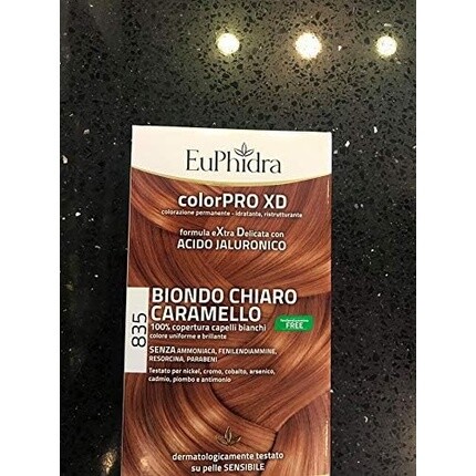ColorPro XD Перманентное окрашивание Светлый блондин карамельный Euphidra
ColorPro XD Перманентное окрашивание Светлый блондин карамельный Euphidra