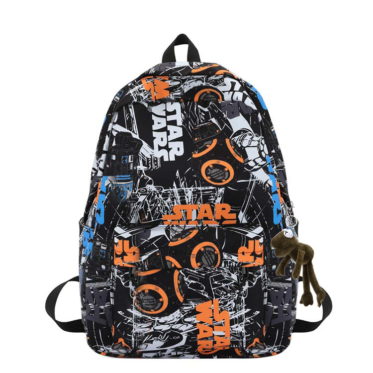 BALANG Нейлоновый рюкзак унисекс бело-сине-черный, Black with Frog Charm
BALANG Нейлоновый рюкзак унисекс бело-сине-черный, Black with Frog Charm