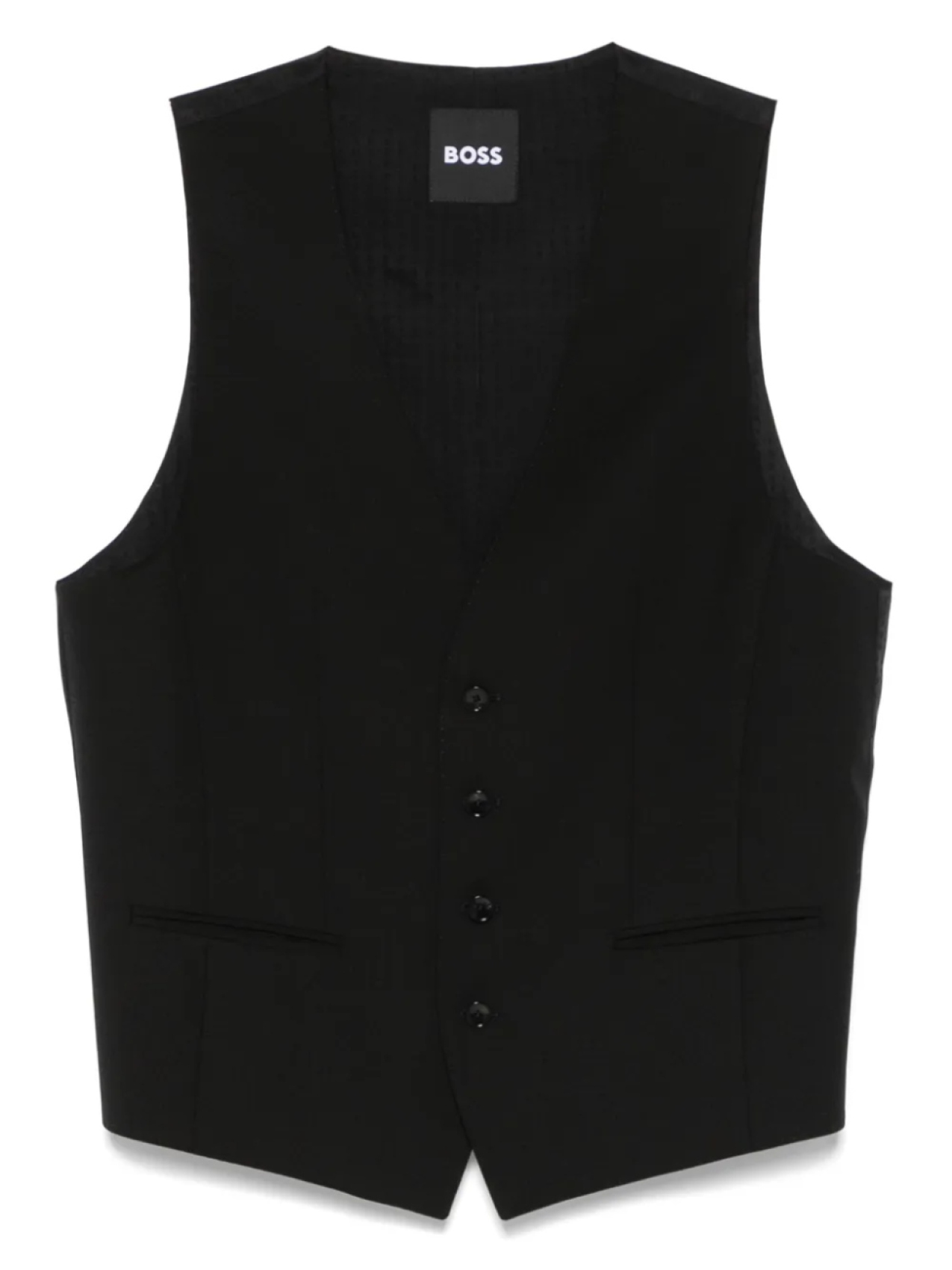 Шерстяной жилет BOSS, черный
Шерстяной жилет BOSS, черный