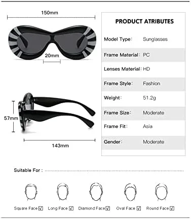 Ретро-солнцезащитные очки конфетных цветов для женщин, овальные линзы, защита от УФ-излучения UV400, для мужчин, желто-розовые солнцезащитные очки MTZJH, Pink
Ретро-солнцезащитные очки конфетных цветов для женщин, овальные линзы, защита от УФ-излучения UV400, для мужчин, желто-розовые солнцезащитные очки MTZJH, Pink