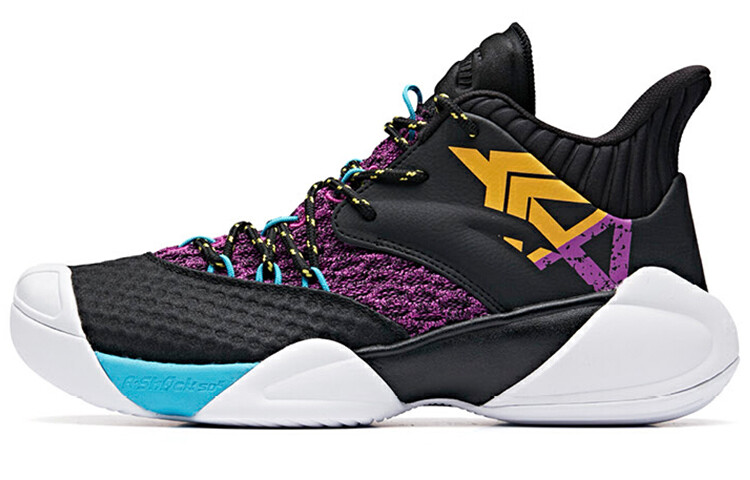 Баскетбольные кроссовки мужские среднего размера черные/фиолетовые/оранжевые Anta
Баскетбольные кроссовки мужские среднего размера черные/фиолетовые/оранжевые Anta