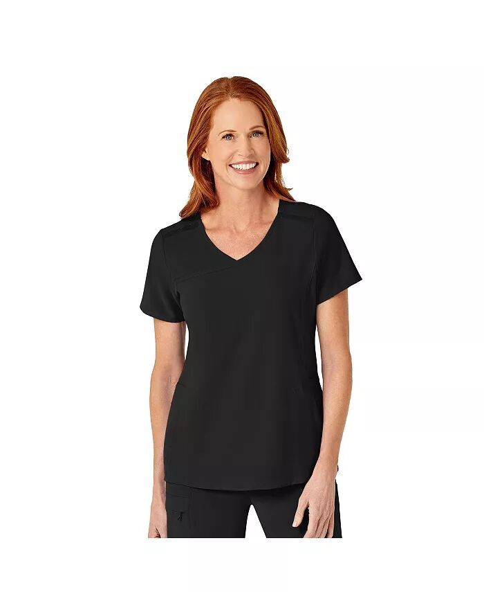 Женский топ-халат RENEW Mock Wrap Scrub Wink, черный
Женский топ-халат RENEW Mock Wrap Scrub Wink, черный