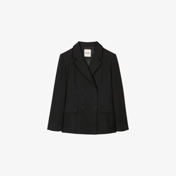 Двубортный блейзер Sandro из льняной смеси, мультиколор
Двубортный блейзер Sandro из льняной смеси, мультиколор