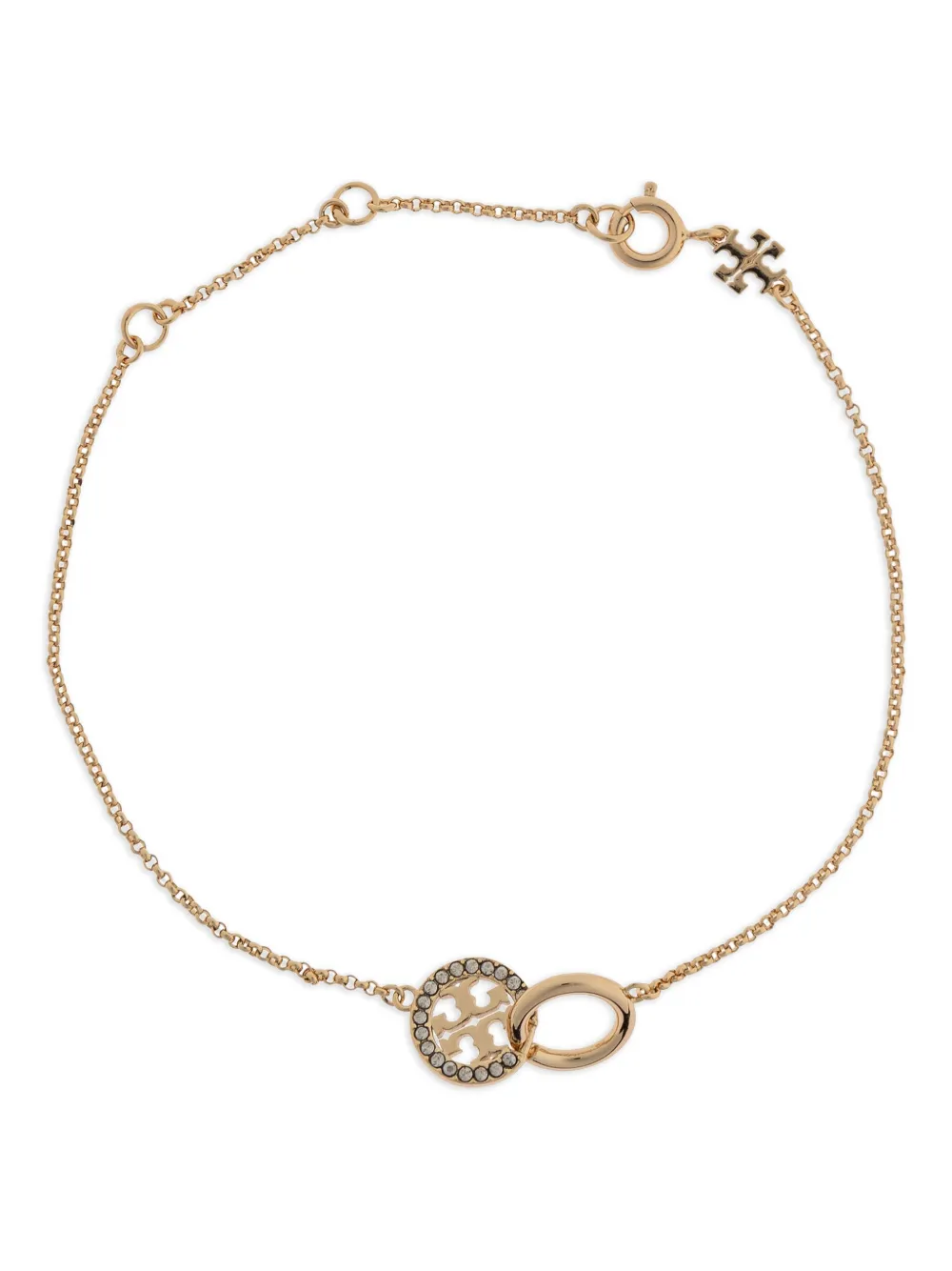 Браслет с подвеской-логотипом Tory Burch, золотистый
Браслет с подвеской-логотипом Tory Burch, золотистый