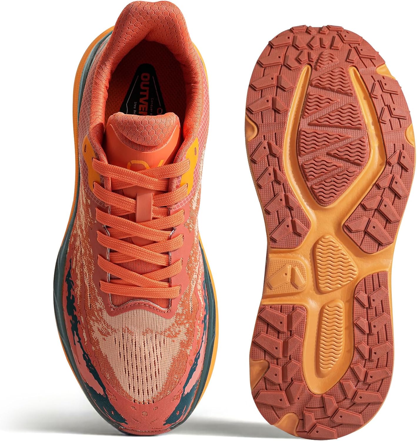 Мужские походные кроссовки дышащие, с нескользящей подошвой, легкие с высокой сцепкой для бега по тропам Outventure, оранжевый
Мужские походные кроссовки дышащие, с нескользящей подошвой, легкие с высокой сцепкой для бега по тропам Outventure, оранжевый