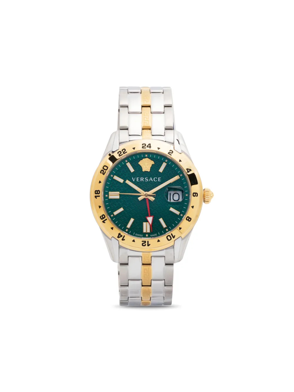 Наручные часы Greca Time GMT 41 мм Versace, зеленый
Наручные часы Greca Time GMT 41 мм Versace, зеленый