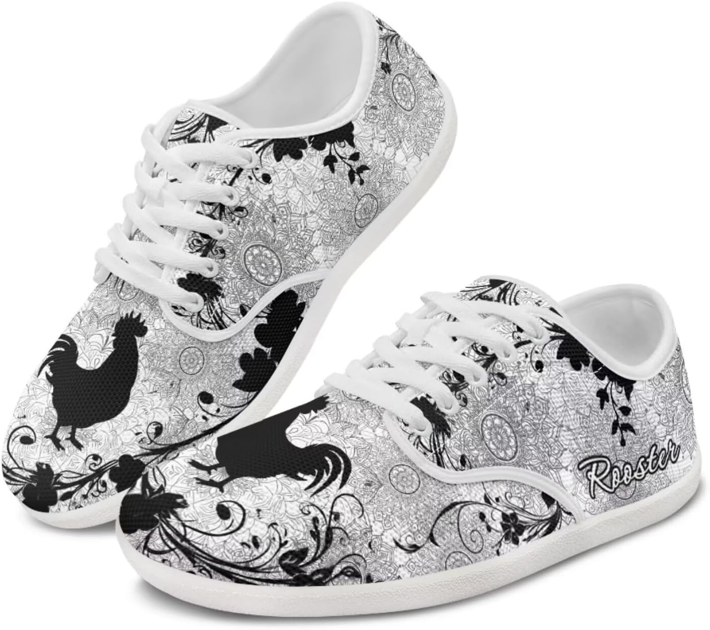 Кроссовки с широким носком для мужчин и женщин, с животным принтом, для ходьбы, с нулевым перепадом и минималистичным дизайном Pointodoor, Rooster Boho Mandala
Кроссовки с широким носком для мужчин и женщин, с животным принтом, для ходьбы, с нулевым перепадом и минималистичным дизайном Pointodoor, Rooster Boho Mandala