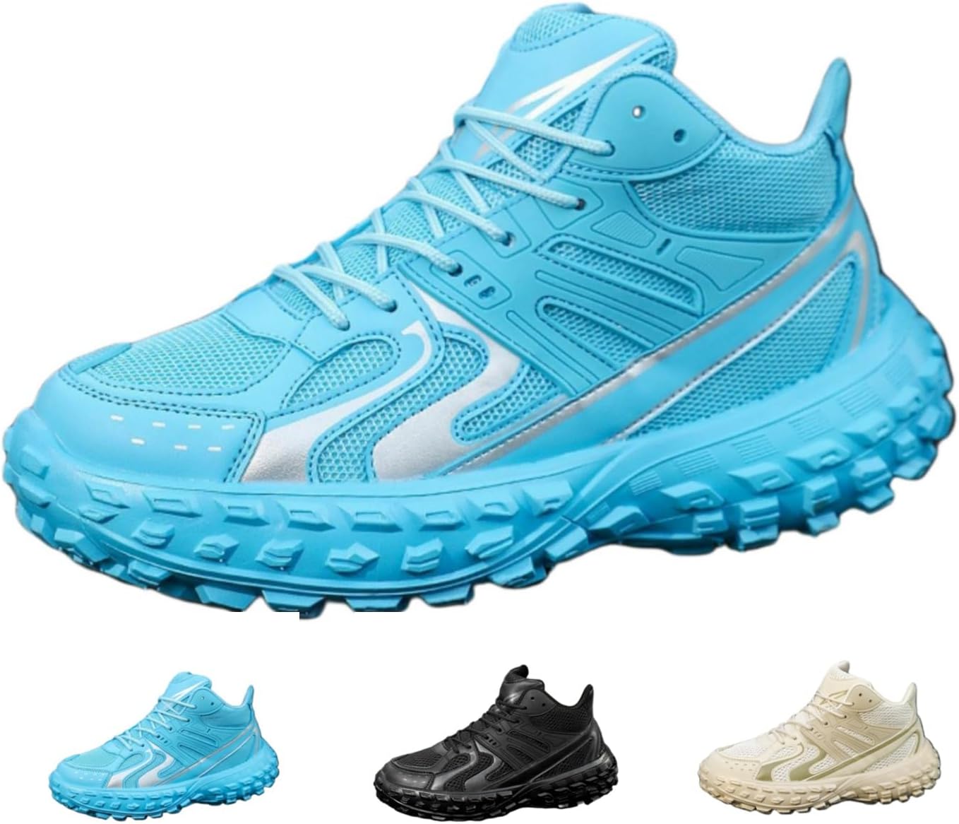 MACEFIL Модные мужские массивные кроссовки для повседневной носки, легкие, дышащие, для бега и прогулок, синий
MACEFIL Модные мужские массивные кроссовки для повседневной носки, легкие, дышащие, для бега и прогулок, синий