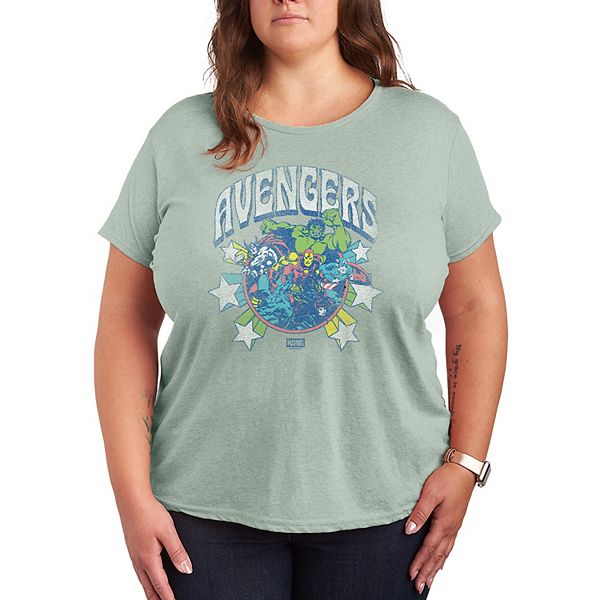 Футболка Plus size The Avengers Stars с принтом и эффектом поношенности Marvel, Heather Sea Foam
Футболка Plus size The Avengers Stars с принтом и эффектом поношенности Marvel, Heather Sea Foam