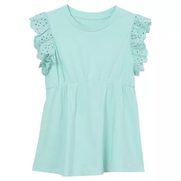 Топ с короткими рукавами и баской для девочек 2–16 лет Lands' End, цвет aruba blue
Топ с короткими рукавами и баской для девочек 2–16 лет Lands' End, цвет aruba blue