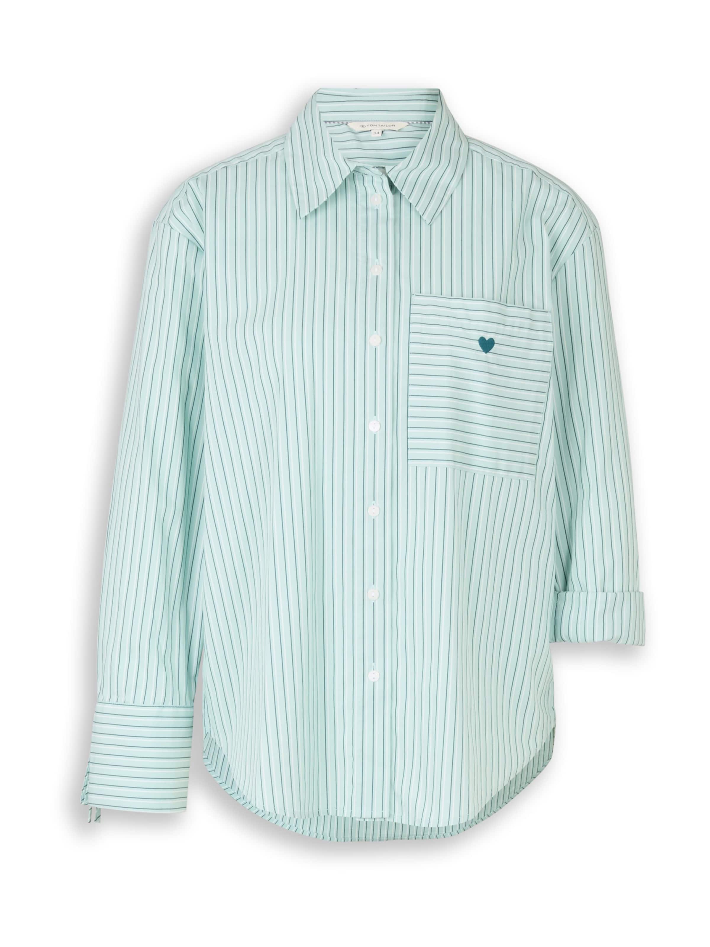 TOM TAILOR Рубашка в цвете Petrol, Mint
TOM TAILOR Рубашка в цвете Petrol, Mint