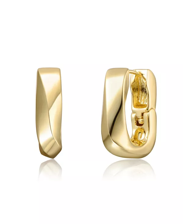 Мини-Серьги-Кольца геометрической формы с покрытием из белого золота или 14-каратного золота Rachel Glauber, gold
Мини-Серьги-Кольца геометрической формы с покрытием из белого золота или 14-каратного золота Rachel Glauber, gold