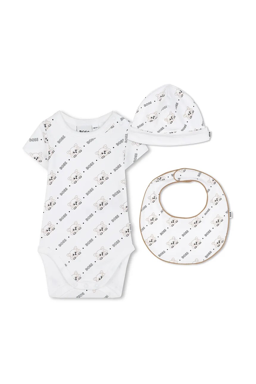 Боди для младенцев из хлопка Boss, белый
Боди для младенцев из хлопка Boss, белый