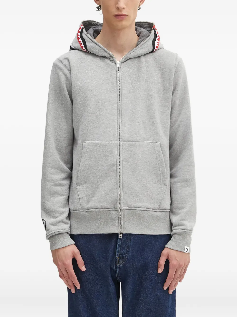 Толстовка на молнии с капюшоном A BATHING APE, серый
Толстовка на молнии с капюшоном A BATHING APE, серый