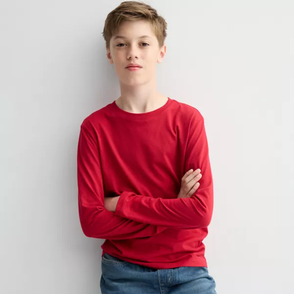 Мальчиковая повседневная футболка с длинным рукавом 8-20 Sonoma Goods For Life, цвет cherries
Мальчиковая повседневная футболка с длинным рукавом 8-20 Sonoma Goods For Life, цвет cherries