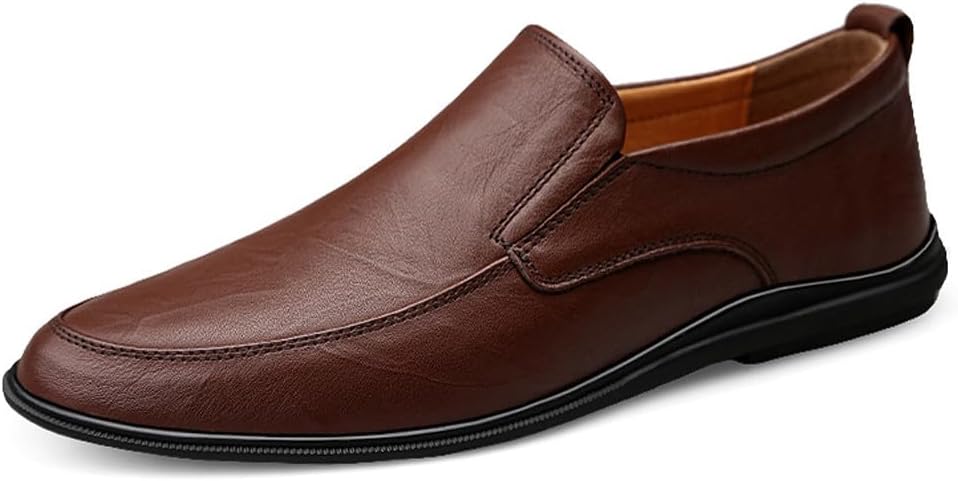 Мужские повседневные лоферы из натуральной кожи, мягкие туфли на плоской подошве для прогулок и вождения Welrung, коричневый
Мужские повседневные лоферы из натуральной кожи, мягкие туфли на плоской подошве для прогулок и вождения Welrung, коричневый