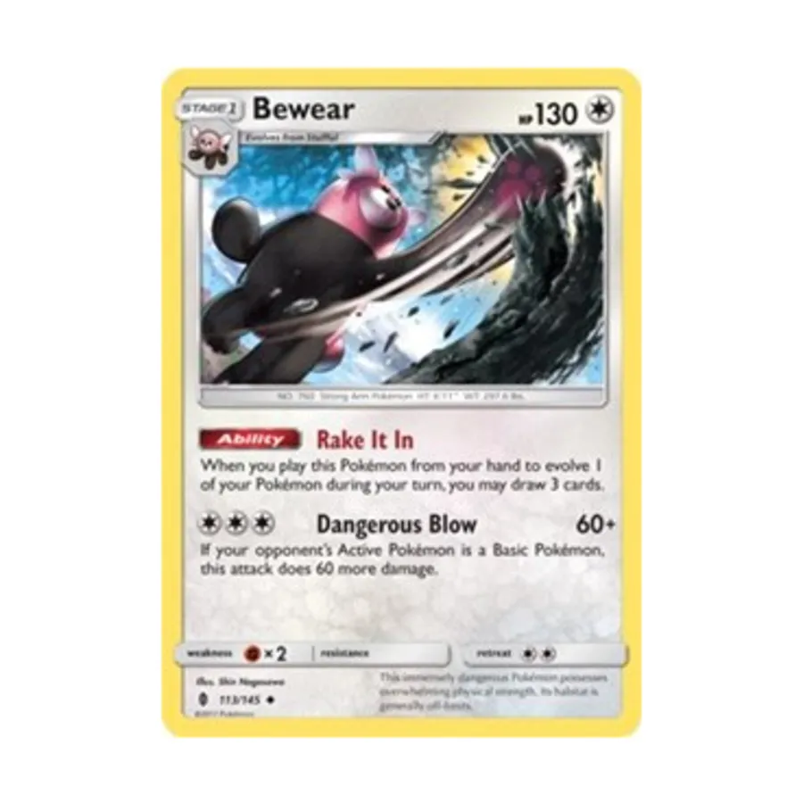 CCG Бевеар (U) #113, Pokemon - Sun & Moon - Guardians Rising - Singles
CCG Бевеар (U) #113, Pokemon - Sun & Moon - Guardians Rising - Singles
