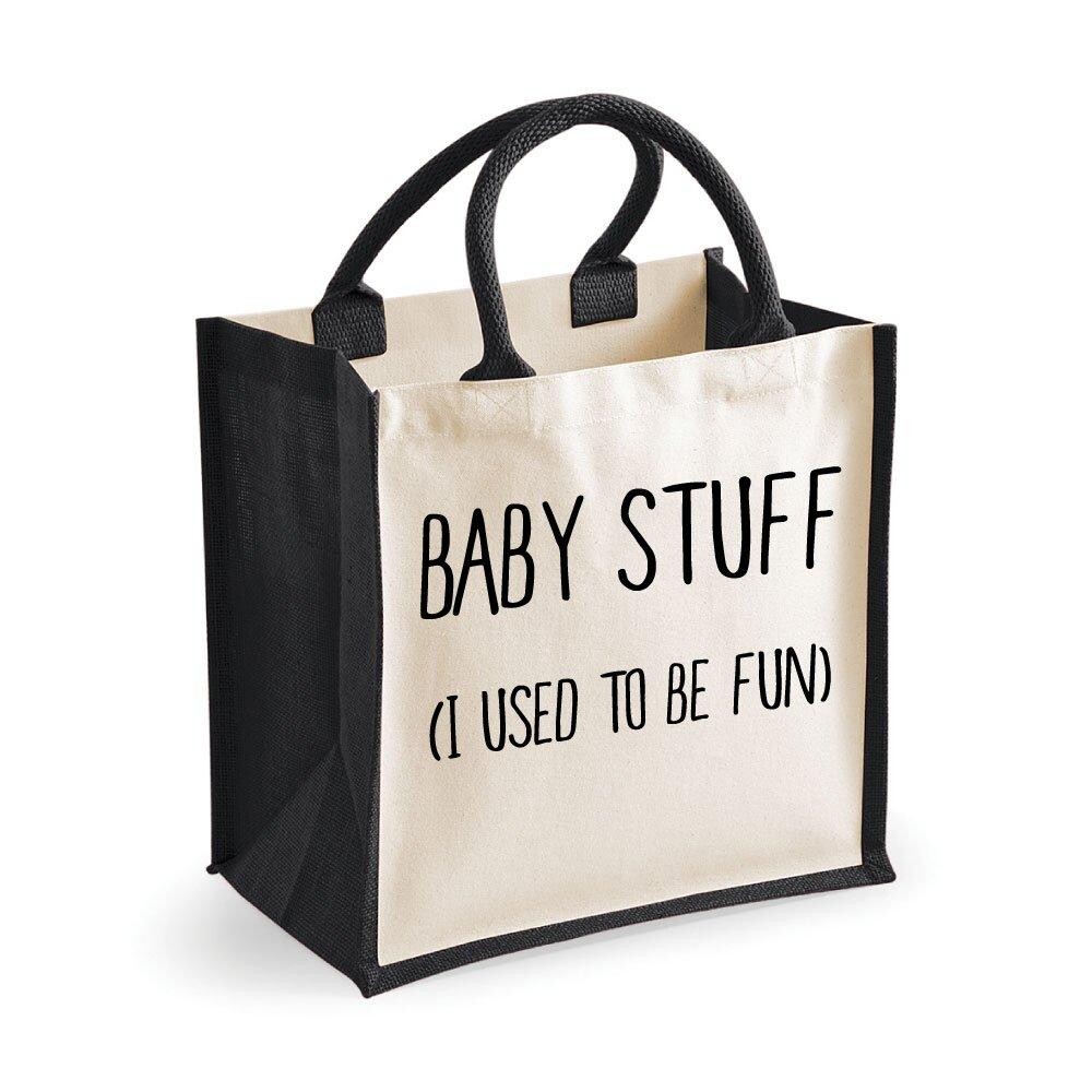 Средняя джутовая сумка Baby Stuff I Used To Be Fun, черная сумка 60 SECOND MAKEOVER, черный
Средняя джутовая сумка Baby Stuff I Used To Be Fun, черная сумка 60 SECOND MAKEOVER, черный