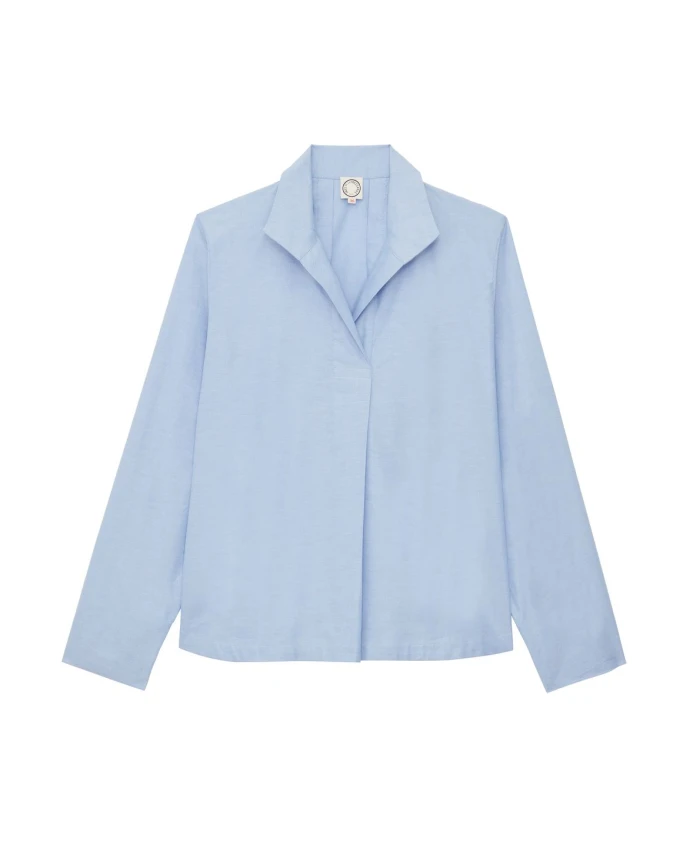 Хлопковый топ Ноа Ines De La Fressange Paris, синий
Хлопковый топ Ноа Ines De La Fressange Paris, синий