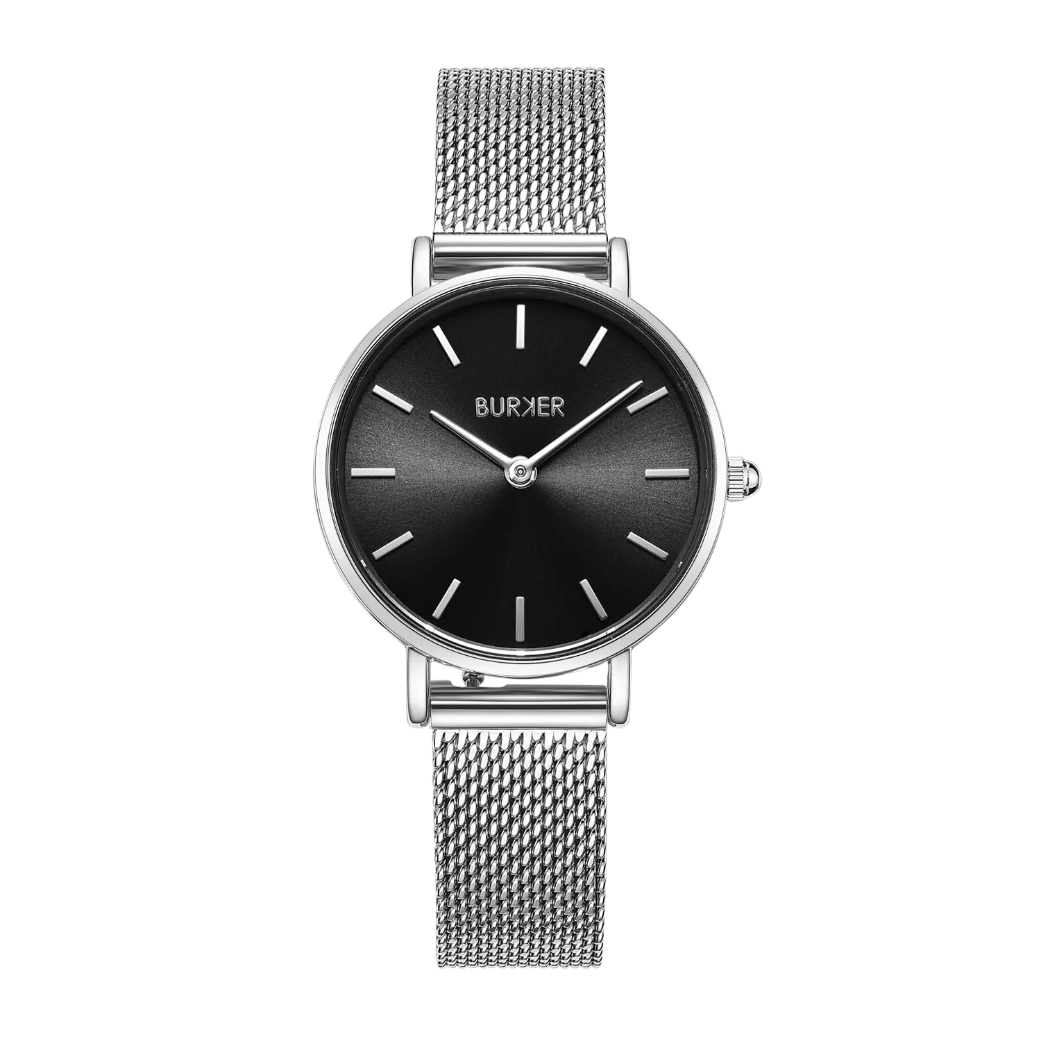 Часы Ruby Petite Silver Black Mesh Burker
Часы Ruby Petite Silver Black Mesh Burker