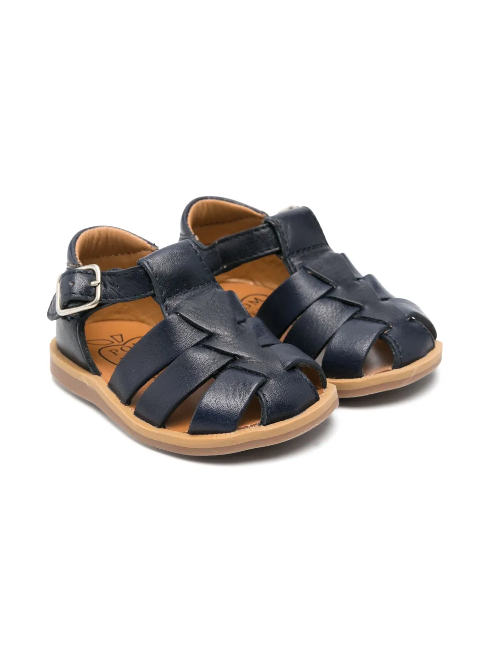 Сандалии с закрытым носком Pom D'api, синий
Сандалии с закрытым носком Pom D'api, синий
