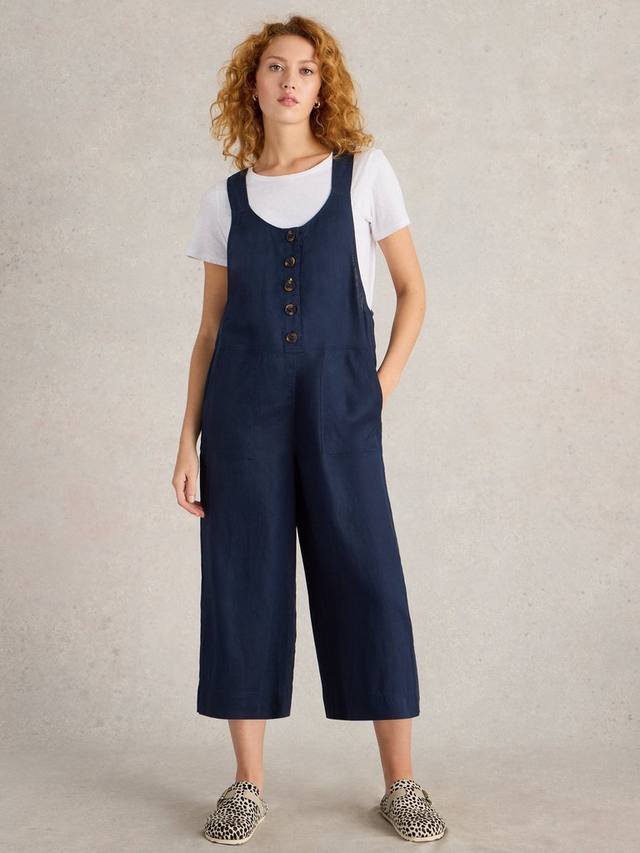 Комбинезон из чистого льна viola White Stuff, темно-синий
Комбинезон из чистого льна viola White Stuff, темно-синий