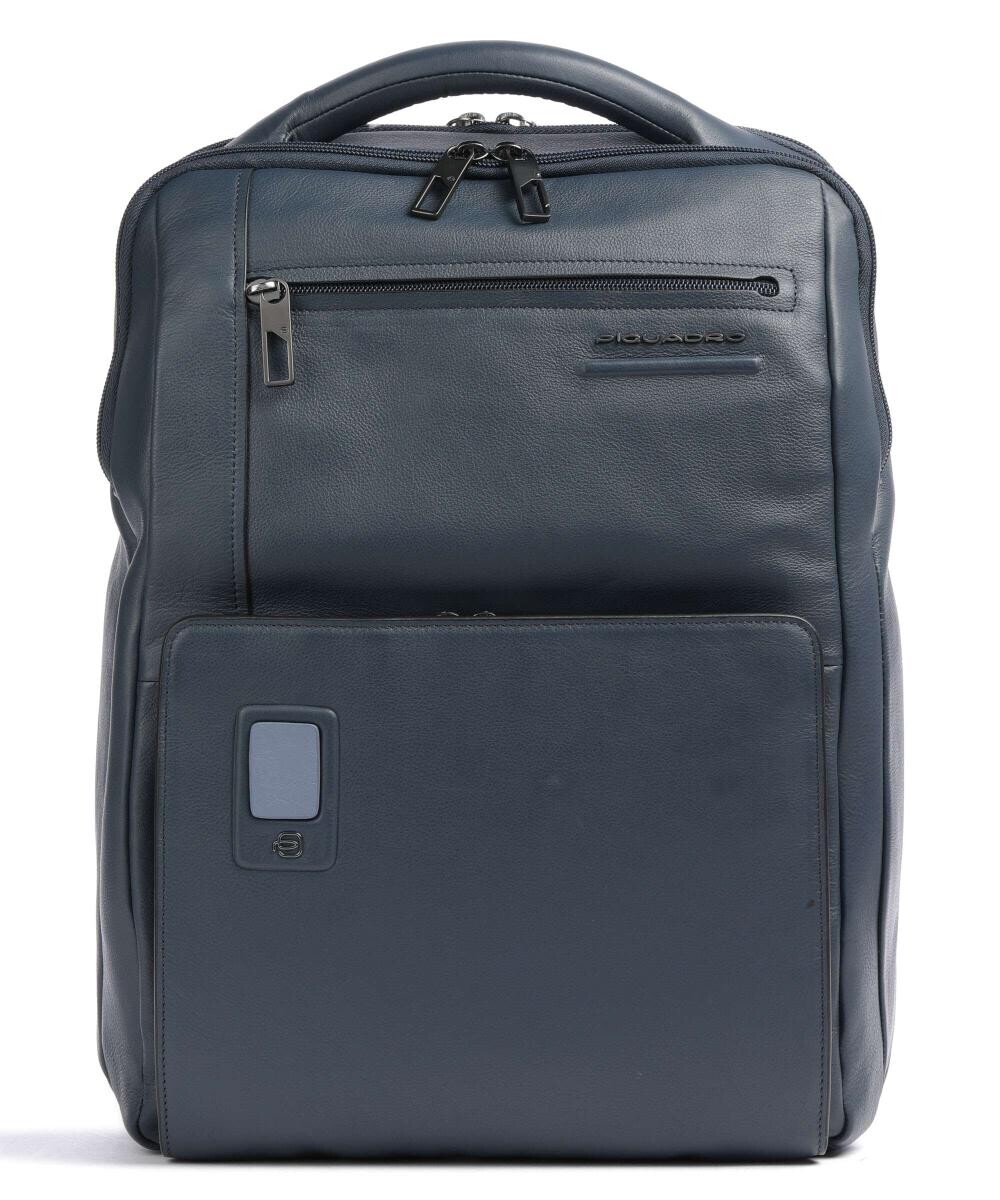 Рюкзак для ноутбука AKRON из мелкозернистой яловой кожи Piquadro, синий
Рюкзак для ноутбука AKRON из мелкозернистой яловой кожи Piquadro, синий