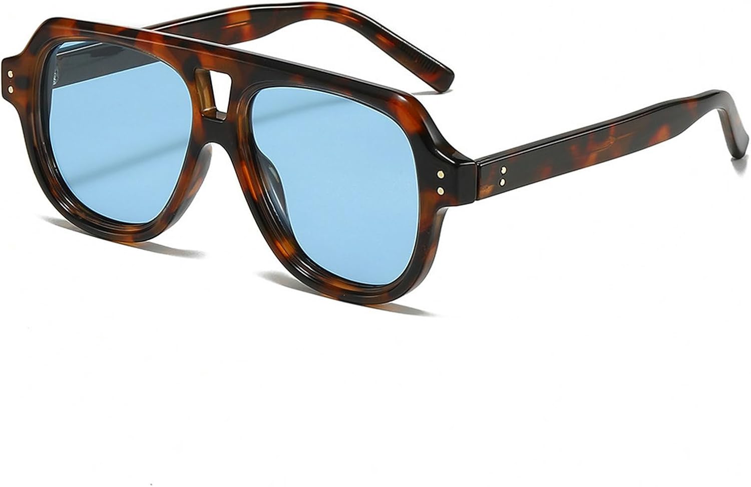 Винтажные поляризованные мужские квадратные солнцезащитные очки с двойной перемычкой, модные женские солнцезащитные очки-пилот, трендовые солнцезащитные очки с заклепками, желто-синие солнцезащитные очки mincl, Blue
Винтажные поляризованные мужские квадратные солнцезащитные очки с двойной перемычкой, модные женские солнцезащитные очки-пилот, трендовые солнцезащитные очки с заклепками, желто-синие солнцезащитные очки mincl, Blue