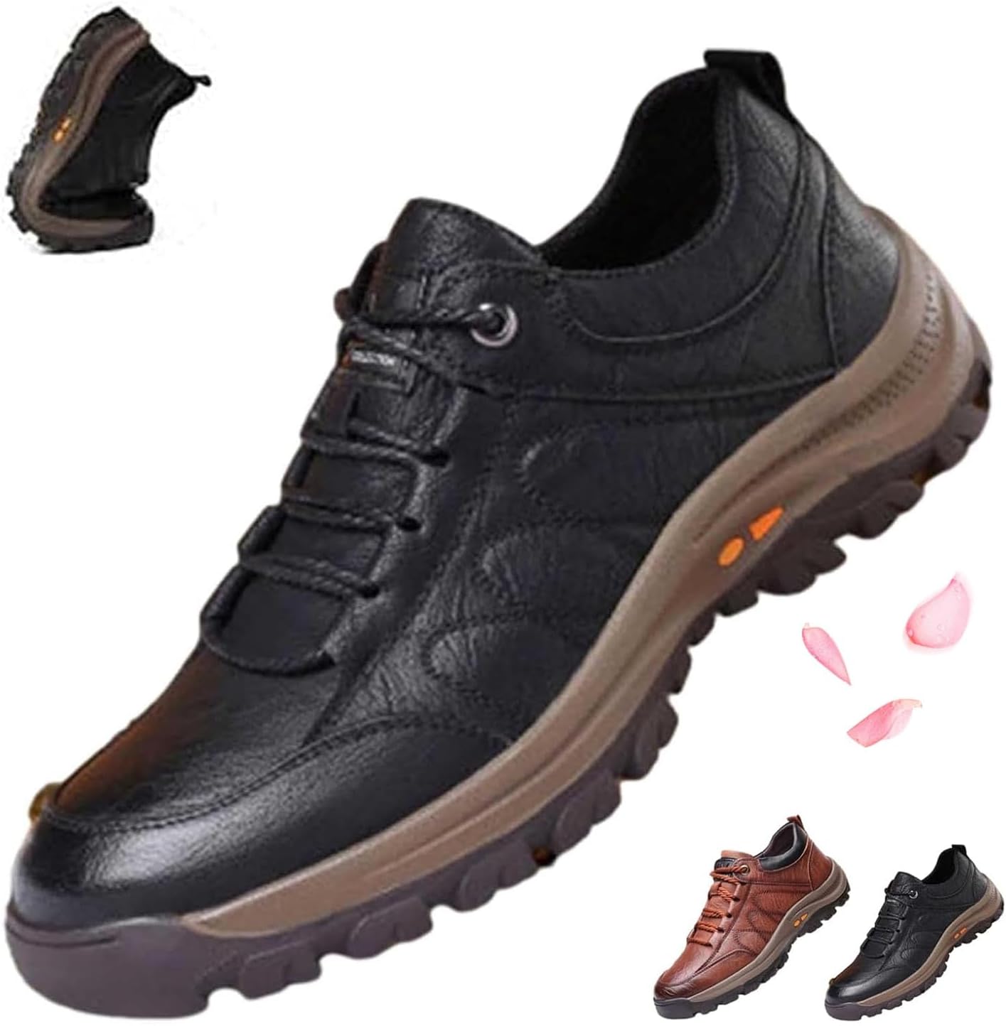 Мужские повседневные кожаные туфли ручной работы с нескользящей подошвой и поддержкой свода стопы, мужская обувь для работы и походов, мужские слипоны, кроссовки Noworfewer, черный
Мужские повседневные кожаные туфли ручной работы с нескользящей подошвой и поддержкой свода стопы, мужская обувь для работы и походов, мужские слипоны, кроссовки Noworfewer, черный