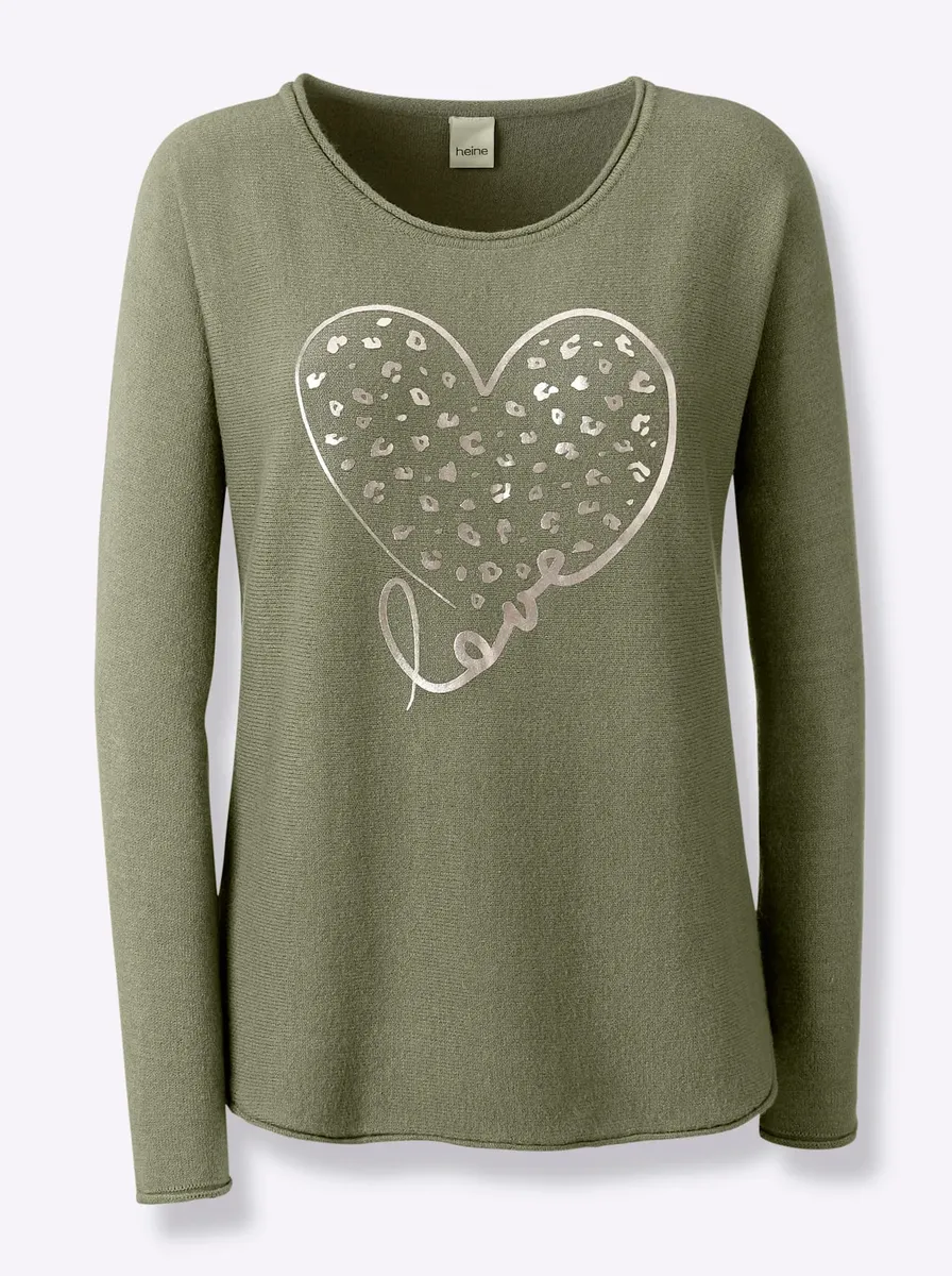 Heine свитер с круглым вырезом "Пуловер", хаки
Heine свитер с круглым вырезом "Пуловер", хаки