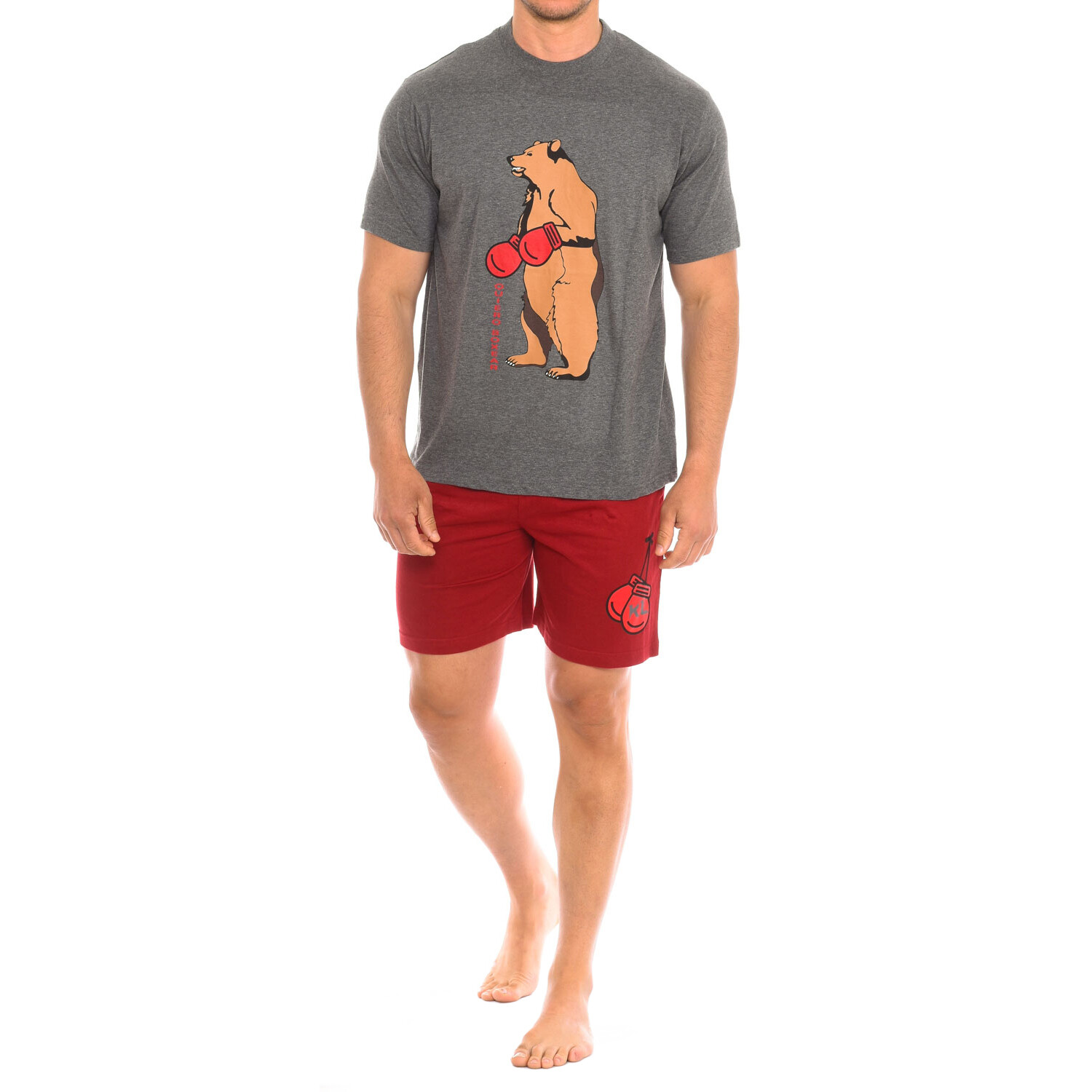 Пижама с короткими рукавами и круглым вырезом 30000 кл Kisses And Love, серый
Пижама с короткими рукавами и круглым вырезом 30000 кл Kisses And Love, серый