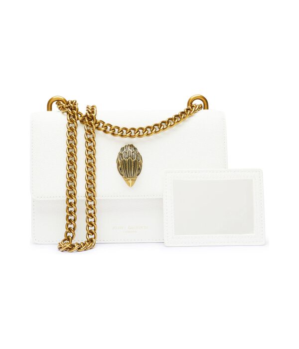 Кожаная сумка через плечо Shoreditch Kurt Geiger, белый
Кожаная сумка через плечо Shoreditch Kurt Geiger, белый