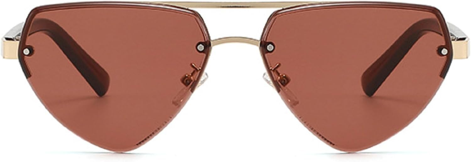 Модные треугольные солнцезащитные очки для женщин 2025 года, роскошные солнцезащитные очки для активного отдыха в стиле «кошачий глаз», винтажные очки для вождения, защита от УФ-излучения UV400 mincl, Brown
Модные треугольные солнцезащитные очки для женщин 2025 года, роскошные солнцезащитные очки для активного отдыха в стиле «кошачий глаз», винтажные очки для вождения, защита от УФ-излучения UV400 mincl, Brown
