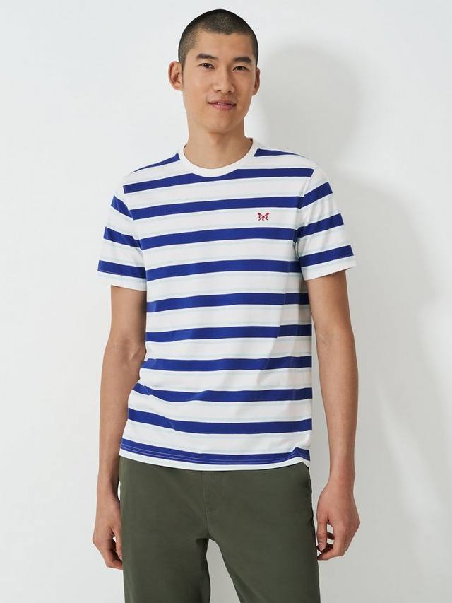 Хлопчатобумажная футболка в полоску с круглым вырезом gabriel Crew Clothing, цвет White/Blue
Хлопчатобумажная футболка в полоску с круглым вырезом gabriel Crew Clothing, цвет White/Blue
