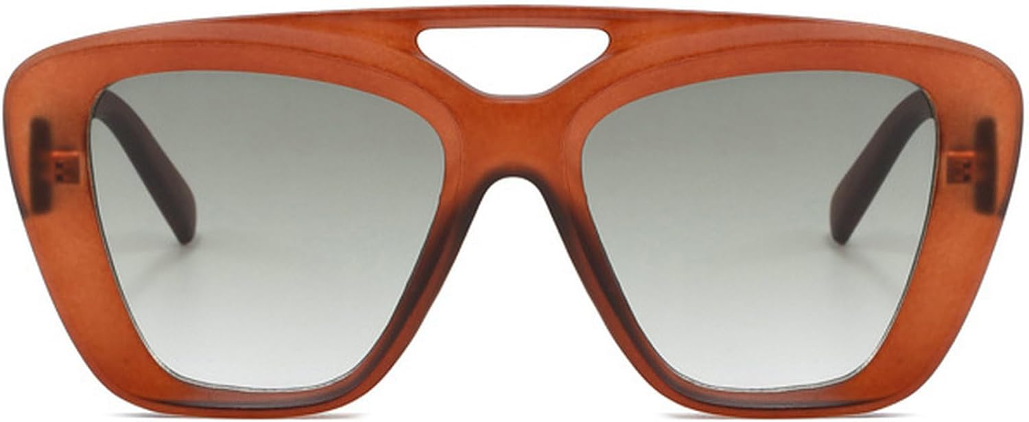 Ретро-солнцезащитные очки «кошачий глаз» с двойной перемычкой, модные градиентные оттенки для женщин и мужчин с защитой от УФ-излучения UV400, матовые солнцезащитные очки конфетных цветов mincl, C3
Ретро-солнцезащитные очки «кошачий глаз» с двойной перемычкой, модные градиентные оттенки для женщин и мужчин с защитой от УФ-излучения UV400, матовые солнцезащитные очки конфетных цветов mincl, C3