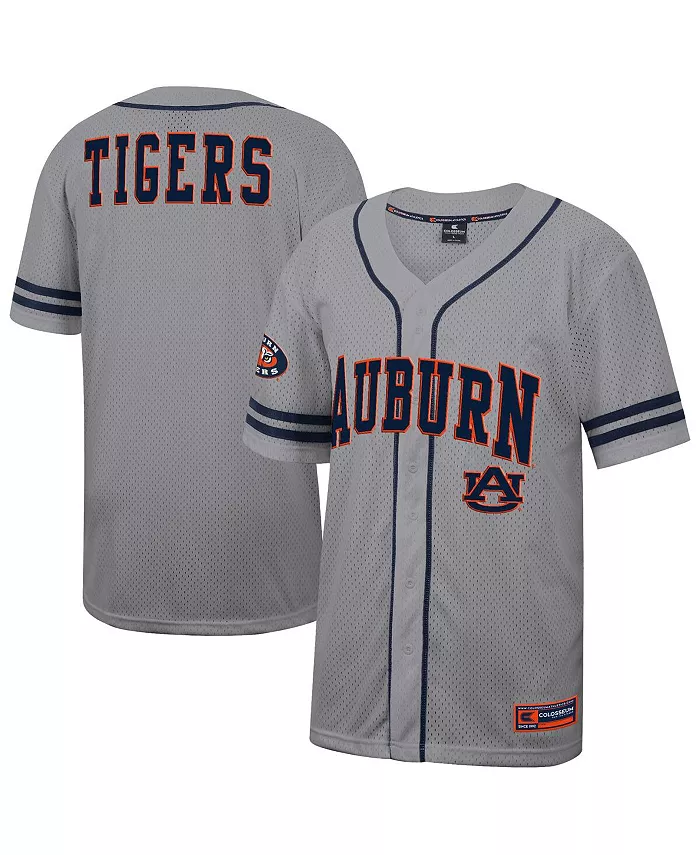 Мужская серая бейсбольная джерси Auburn Tigers Free Spirited Colosseum
Мужская серая бейсбольная джерси Auburn Tigers Free Spirited Colosseum