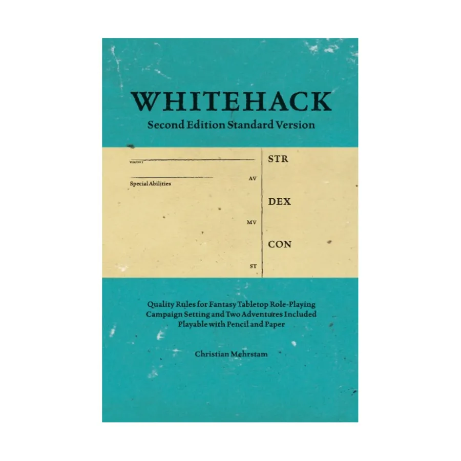 Whitehack (2nd Edition, Standard Version), Whitehack (Christian Mehrstam), твердый переплет
Whitehack (2nd Edition, Standard Version), Whitehack (Christian Mehrstam), твердый переплет