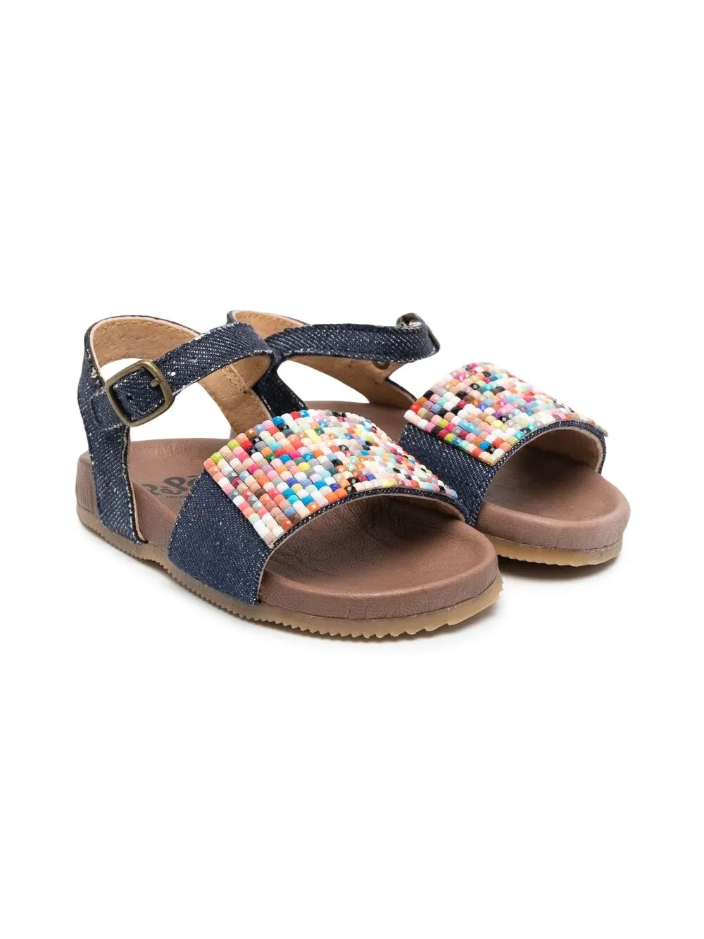 Сандалии со вставками и пряжками Pèpè, синий
Сандалии со вставками и пряжками Pèpè, синий