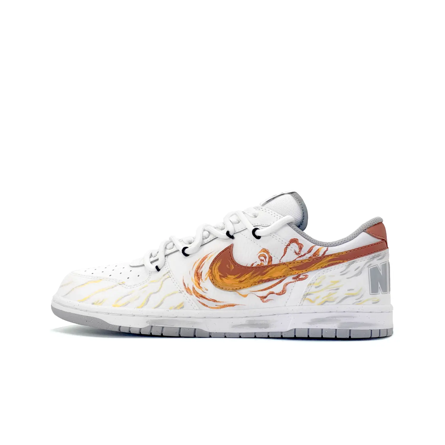 Nike Мужские низкие кожаные скейтбордные кроссовки Big Flame Feather Cloud Trace, цвет Flame Gray
Nike Мужские низкие кожаные скейтбордные кроссовки Big Flame Feather Cloud Trace, цвет Flame Gray