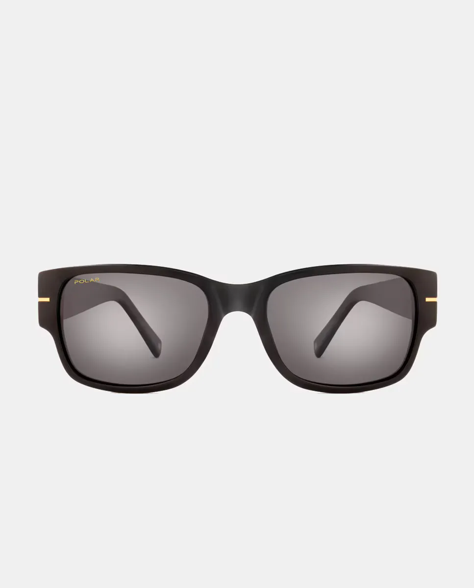 Прямоугольные мужские солнцезащитные очки из ацетата с поляризованными линзами Polar, черный
Прямоугольные мужские солнцезащитные очки из ацетата с поляризованными линзами Polar, черный