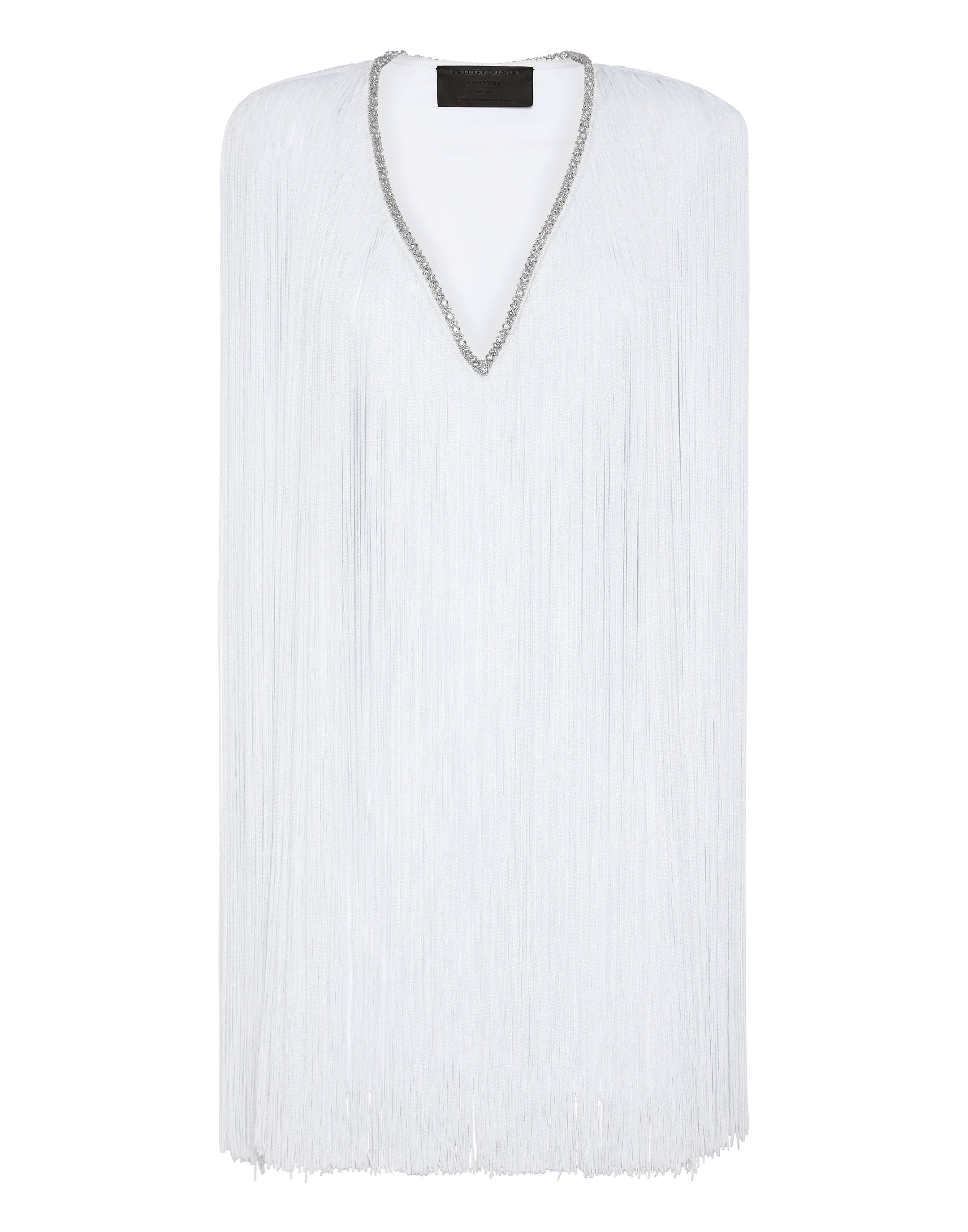 Мини-платье с бахромой PHILIPP PLEIN, белый
Мини-платье с бахромой PHILIPP PLEIN, белый