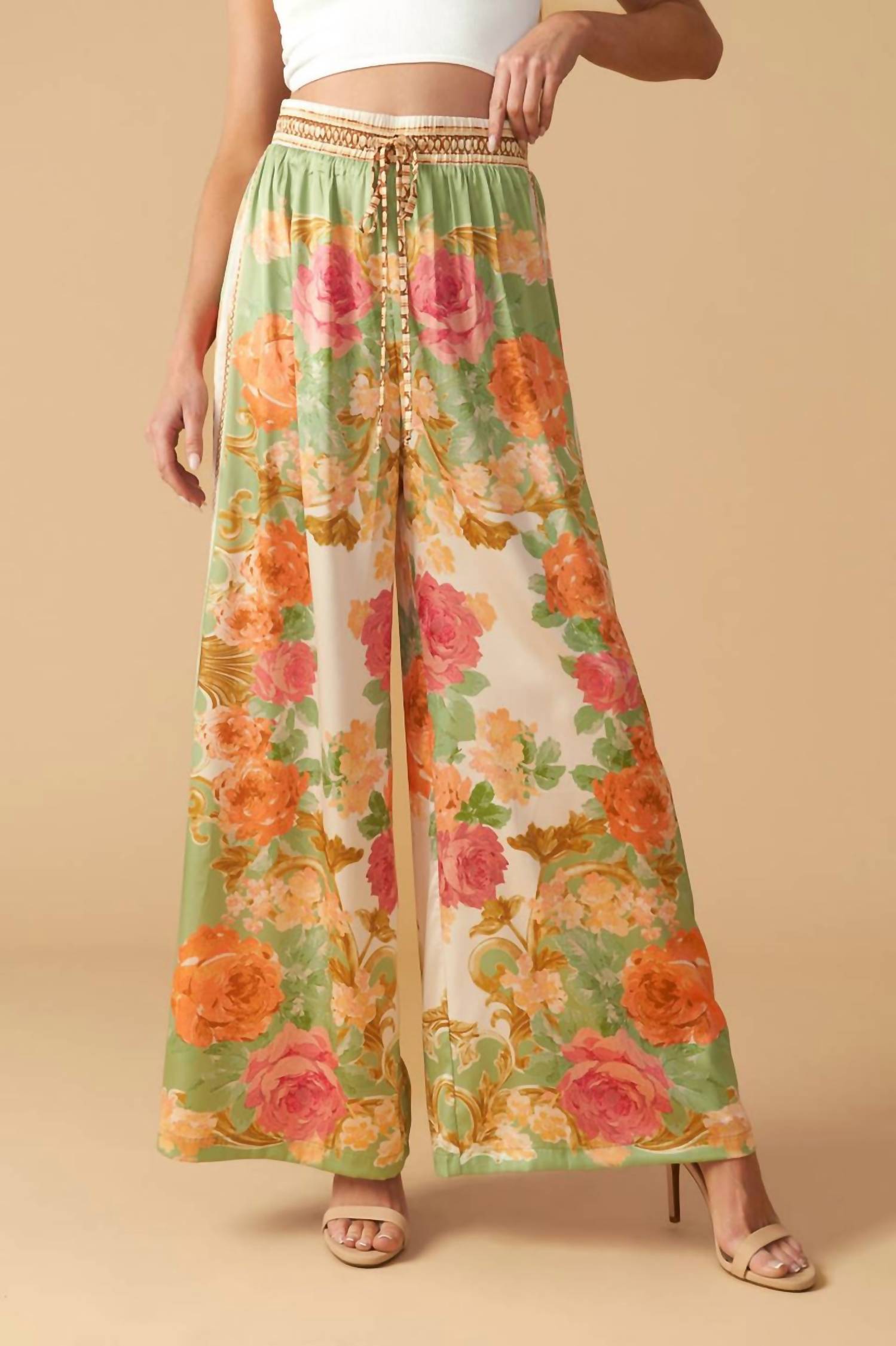 Широкие брюки Boho Bloom в цвете Sage Multi Bns, Sage Multi
Широкие брюки Boho Bloom в цвете Sage Multi Bns, Sage Multi