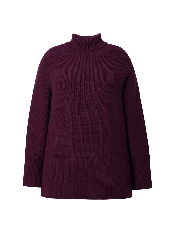 Свитер темно-бордового цвета Ulla Popken
Свитер темно-бордового цвета Ulla Popken