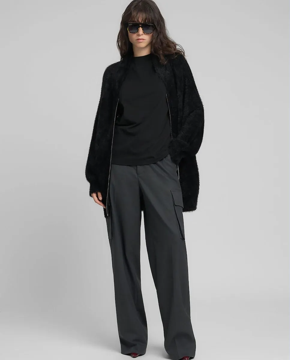 Женский длинный кардиган на молнии Replay, черный
Женский длинный кардиган на молнии Replay, черный