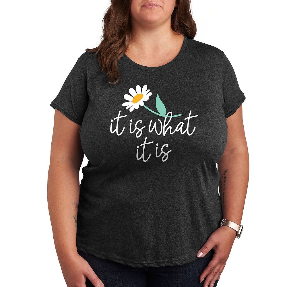 Футболка Plus It Is What It Is с графическим рисунком Licensed Character, цвет Heather Charcoal
Футболка Plus It Is What It Is с графическим рисунком Licensed Character, цвет Heather Charcoal