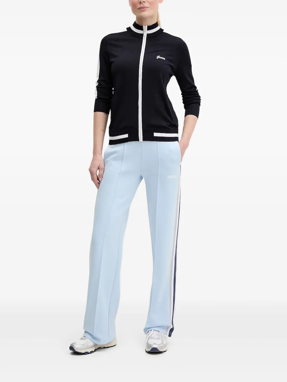 Толстовка на молнии с полосками GUESS USA, синий
Толстовка на молнии с полосками GUESS USA, синий