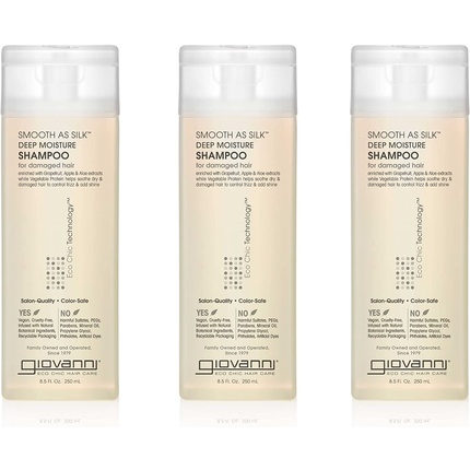 Шампунь «Гладкий как шелк» 250 мл Giovanni
Шампунь «Гладкий как шелк» 250 мл Giovanni