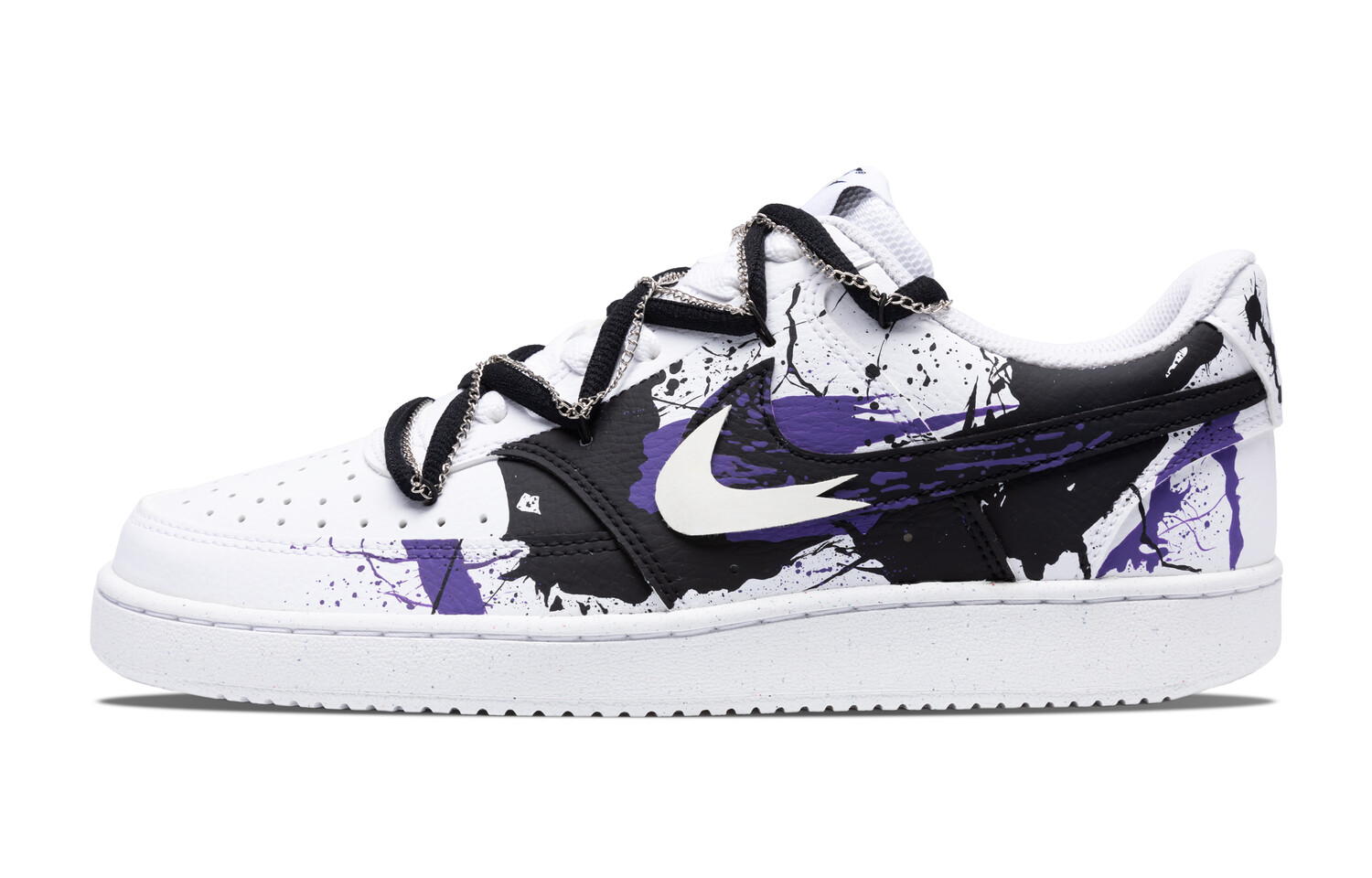 Кроссовки Nike Court Vision 1 Skateboarding Shoes Men Low-top Black/white/purple, фиолетовый
Кроссовки Nike Court Vision 1 Skateboarding Shoes Men Low-top Black/white/purple, фиолетовый