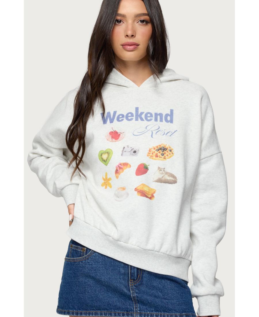 Женская толстовка Weekend Reset Edikted, Gray-melange
Женская толстовка Weekend Reset Edikted, Gray-melange